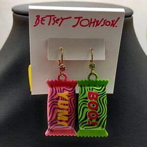 Betsey Johnson Halloween Statement Earrings